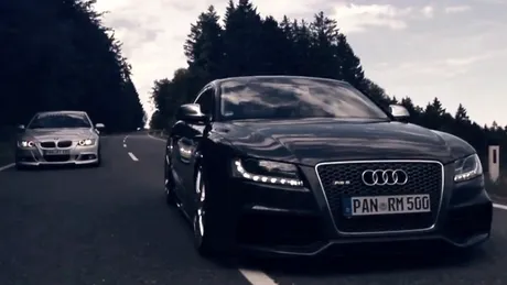 Oameni şi maşini: cum cântă un V8 şi un bi-turbo. VIDEO