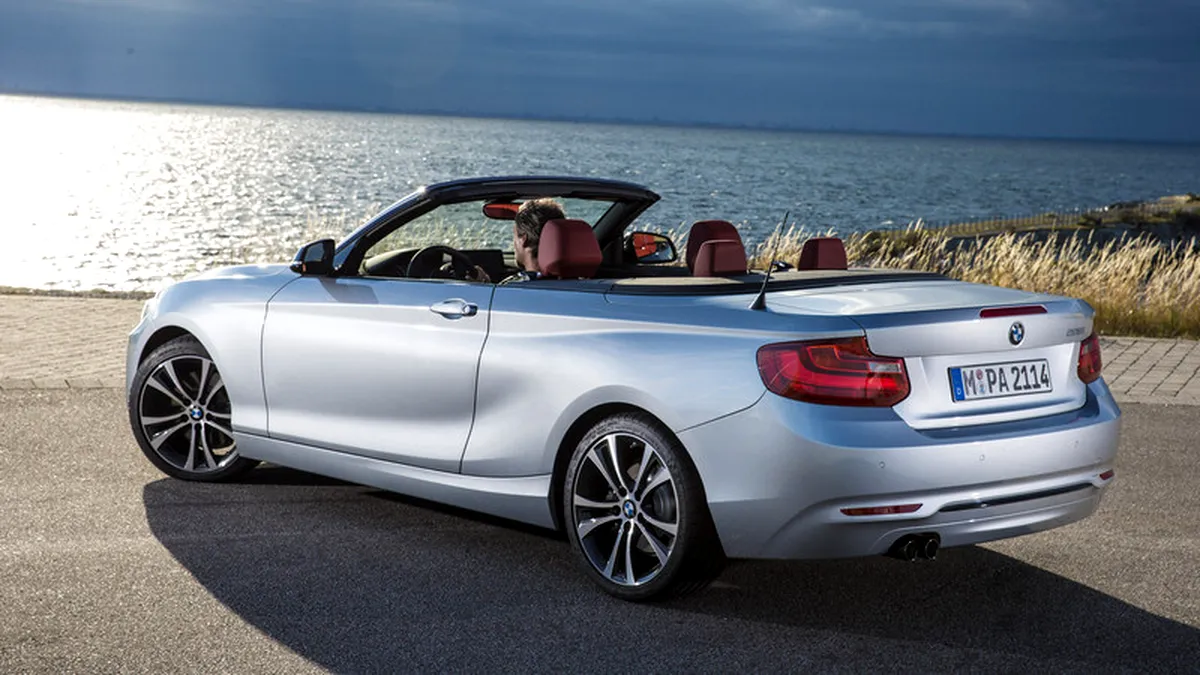 BMW Seria 2 Cabrio: informaţii şi imagini oficiale cu noul Seria 2 decapotabil