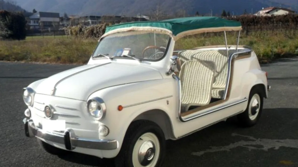 Un ”esemplare rarissimo” de Fiat 600 din 1962, care costă cât un Porsche