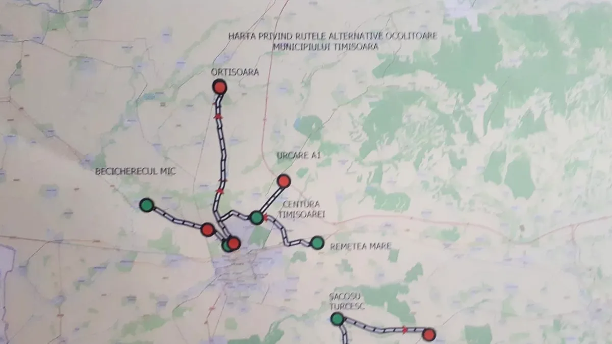 Timișoara este în carantină: Iată care sunt rutele ocolitoare pentru zonele carantinate