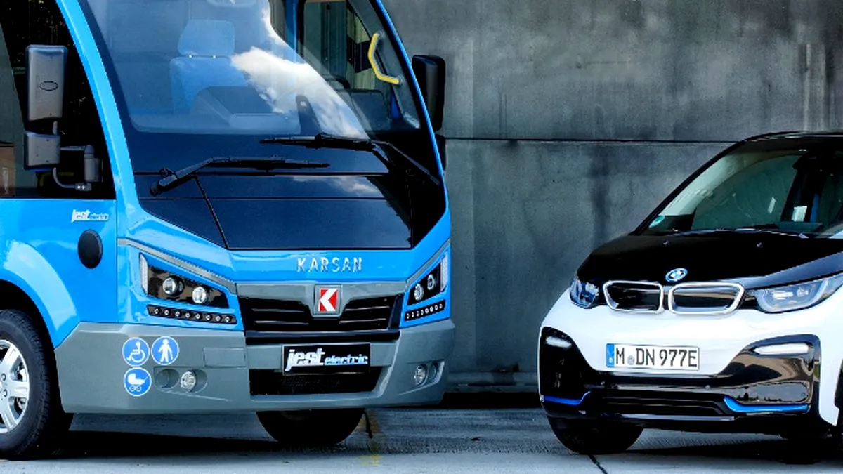 Karsan lansează un autobuz cu motoare şi baterii de la BMW i3 - GALERIE FOTO