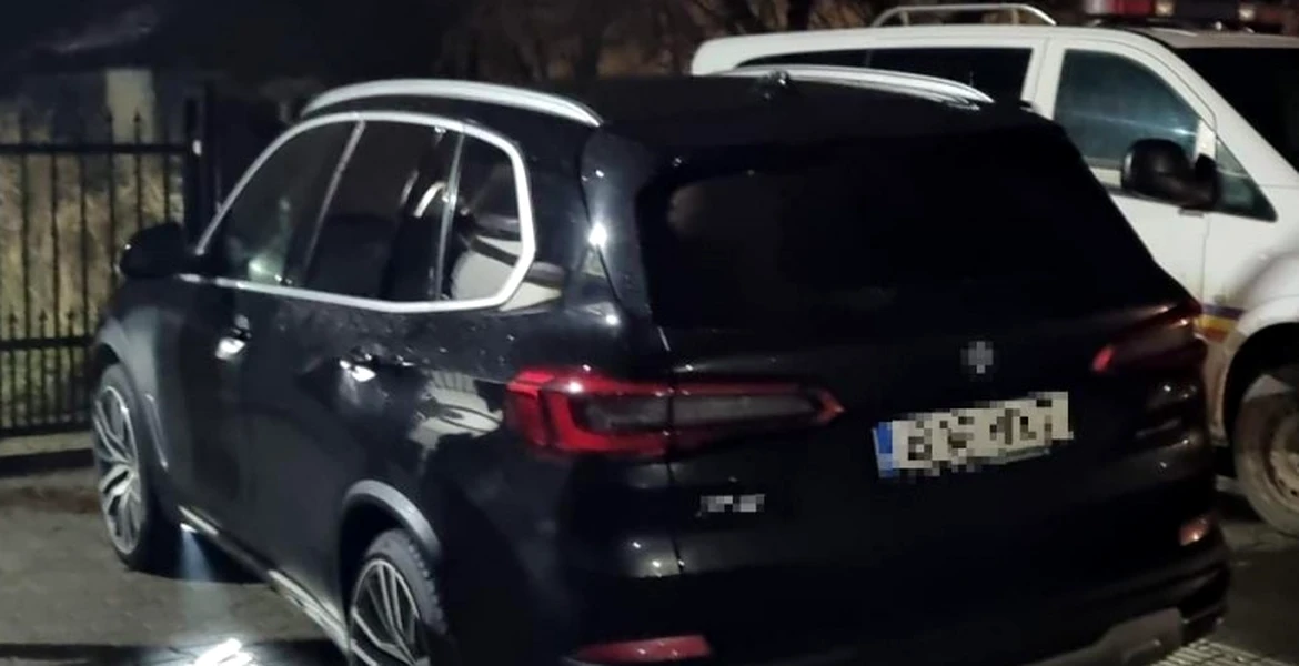 Un SUV BMW furat din SUA, găsit în județul Cluj