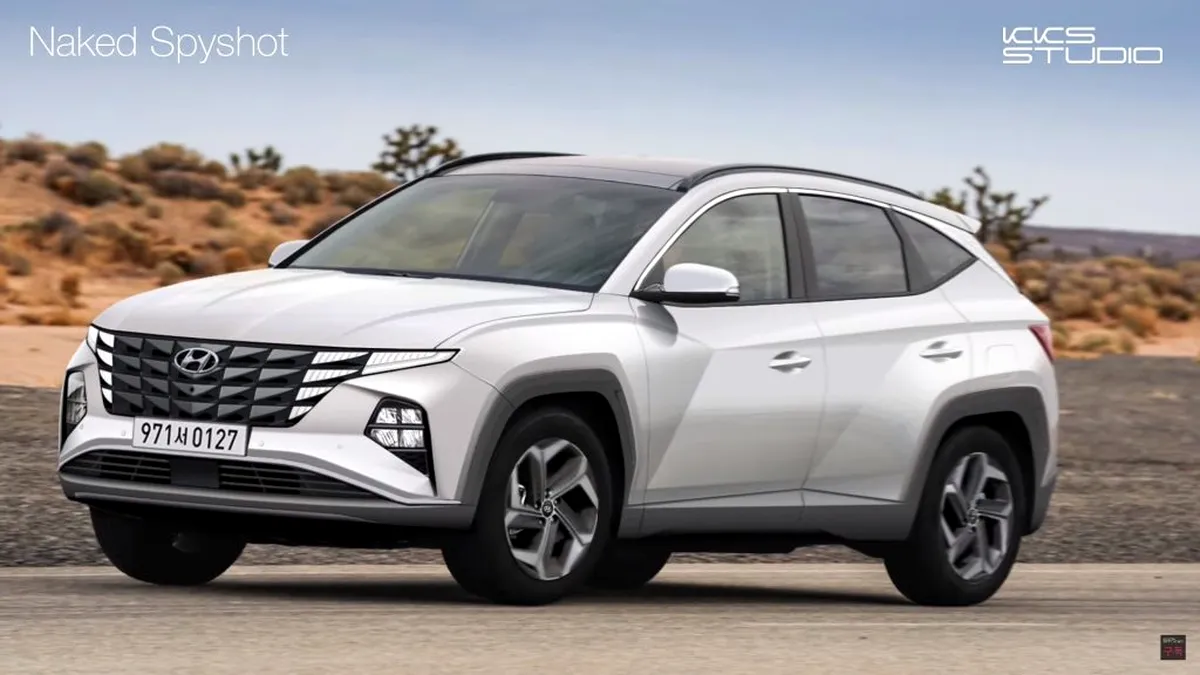 Hyundai Tucson: Primele imagini randate cu viitorul model au apărut online