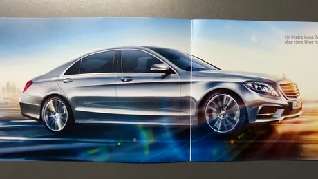 Spionat: imagini din broşura oficială Mercedes-Benz S-Class