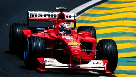 Monopostul Ferrari condus de Michael Schumacher în sezonul F1 din anul 2000 a fost scos la licitație