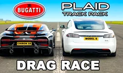 Tesla Model S Plaid VS Bugatti Chiron Super Sport. Poate sedanul electric să învingă hypercar-ul cu motor W16? – VIDEO