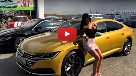 Volkswagen Arteon primeşte o recenzie memorabilă. Cât de bine stă o femeie în portbagaj - VIDEO 