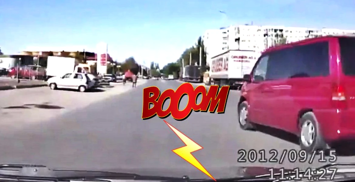 VIDEO: Aşa NU! Unde duce graba la volan