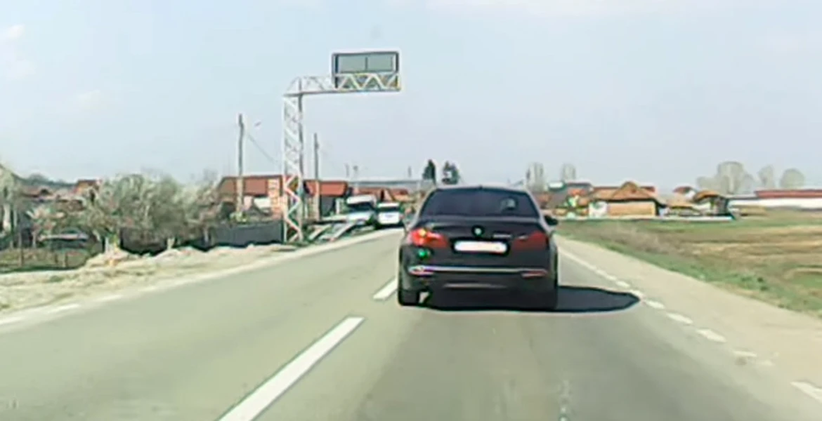 Şoferiţa agresivă, pusă la punct de Poliţie pe baza unei filmări cu camera de bord – VIDEO