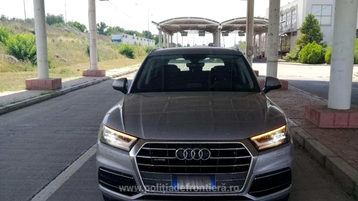 Un Audi Q5 furat și având acte false a fost confiscat în punctul de frontieră Galați