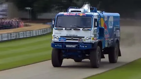 Cum se descurcă un Kamaz de 9 tone la Festivalul Vitezei de la Goodwood  | VIDEO