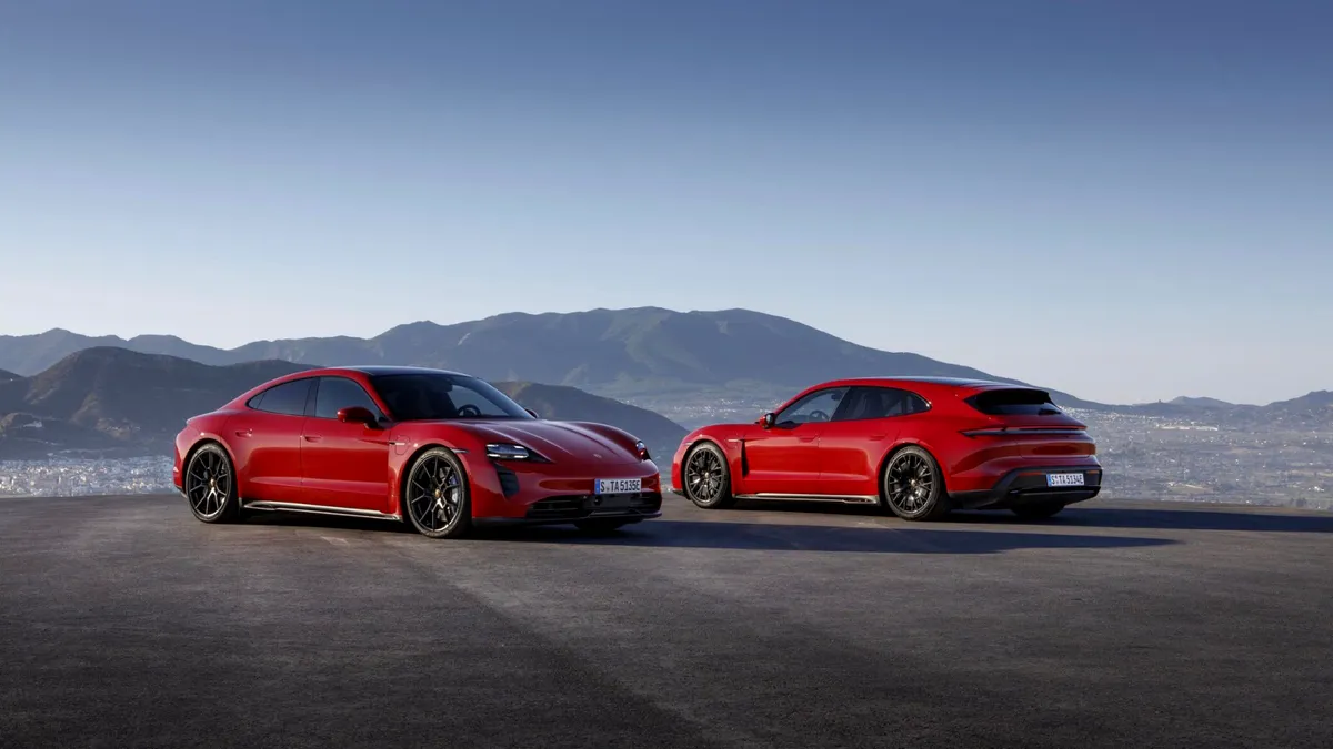 Noul Porsche Taycan GTS a fost prezentat la Los Angeles