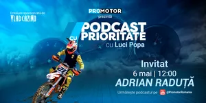 Adrian Răduță vine la „Podcast cu Prioritate” by ProMotor pe 6 mai. Episod despre motocros, disciplină și culisele unui sport spectaculos