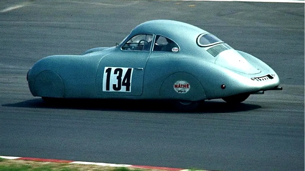 Video: Încurcătură incredibilă la o licitaţie auto. Spectaculosul Porsche Type 64 rămâne fără cumpărător!