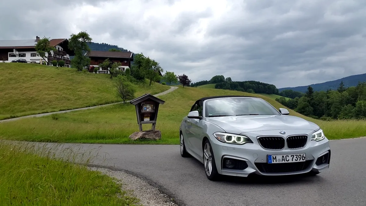 TEST BMW Seria 2 Cabrio 228i: relaxat şi furios