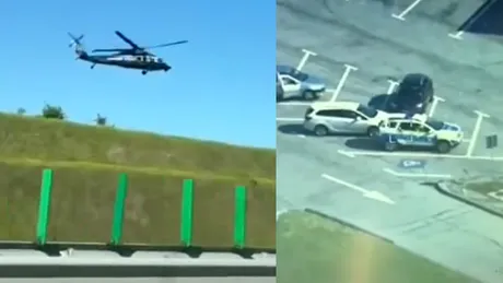 Video / Tânăr de 19 ani, urmărit cu elicopterul pe A2 spre mare după ce a fugit de poliție: „Vama poate să mai aștepte”