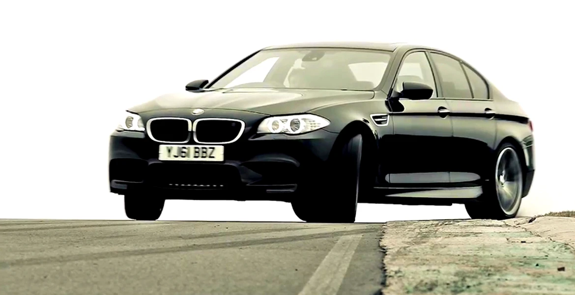 VIDEO: Noul BMW M5, dezlănţuit pe circuit
