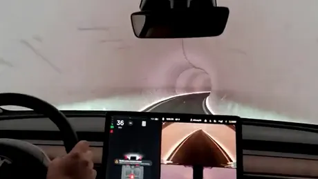 VIDEO. Ce a descoperit un pasager Tesla în tunelurile construite de o companie a lui Elon Musk