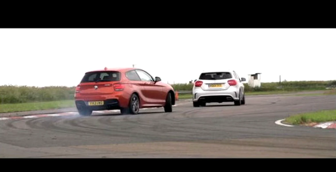 Video-duel: BMW M135i vs. Mercedes-Benz A45 AMG. Care e hot-hatch-ul suprem?
