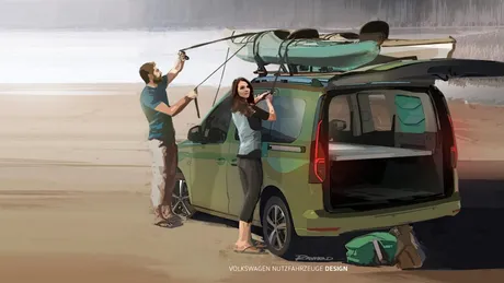 Volkswagen Mini-Camper oferă confortul unei case departe de locuință