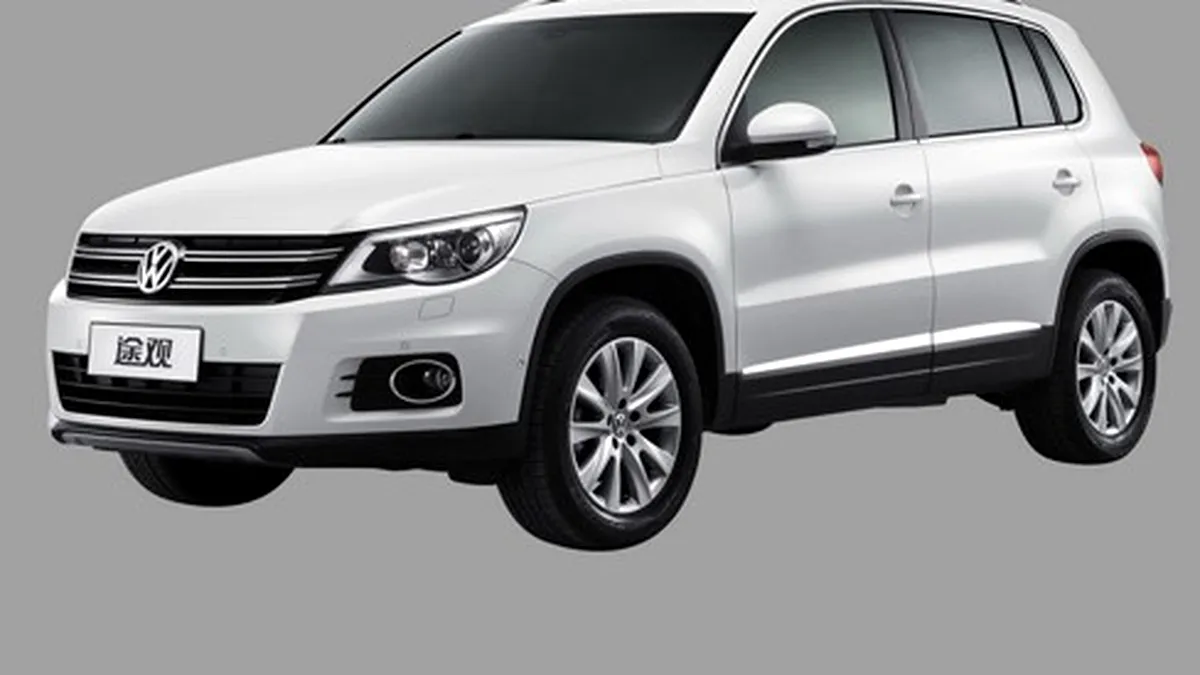 Mai mulţi centimetri pentru Volkswagen Tiguan în China