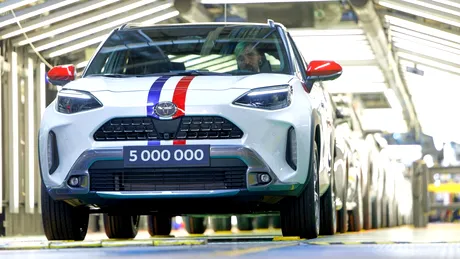 Bornă importantă pentru producția europeană Toyota. Producătorul a construit 5 milioane de mașini la uzina din Franța