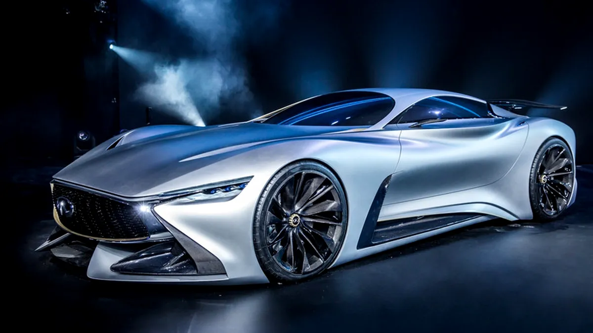 Conceptul Infiniti Vision Gran Turismo, creat pentru lumea virtuală, există acum şi în realitate