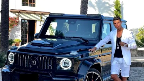 Cristiano Ronaldo a pus pe Instagram o fotografie cu un Mercedes tunat de Brabus și a adunat 15 milioane de reacții