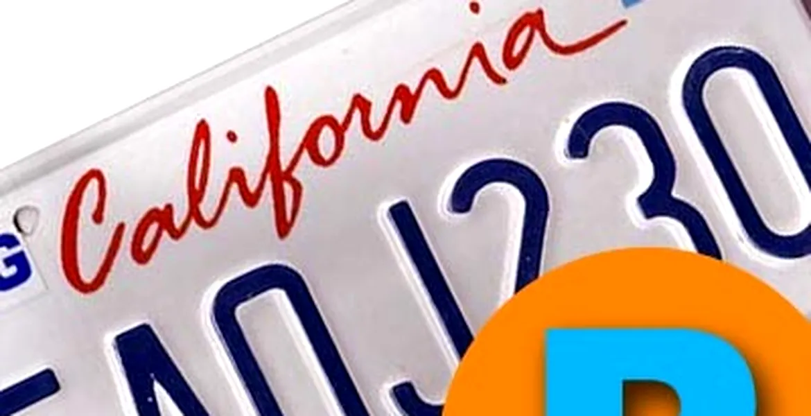 Măsuri anti-criză în California: reclame pe numerele de înmatriculare