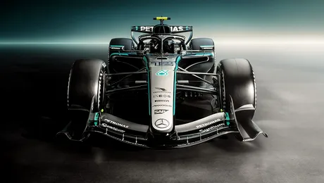 FOTO Primele imagini cu noul monopost de Formula 1 al Mercedes-AMG. Ce sponsori a „furat” echipa de la concurenții săi