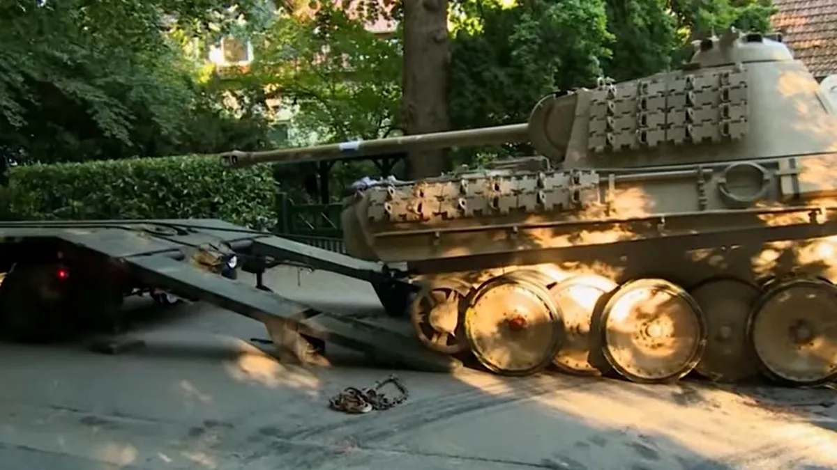 Un pensionar german a fost amendat pentru depozitarea unui tanc în subsolul său