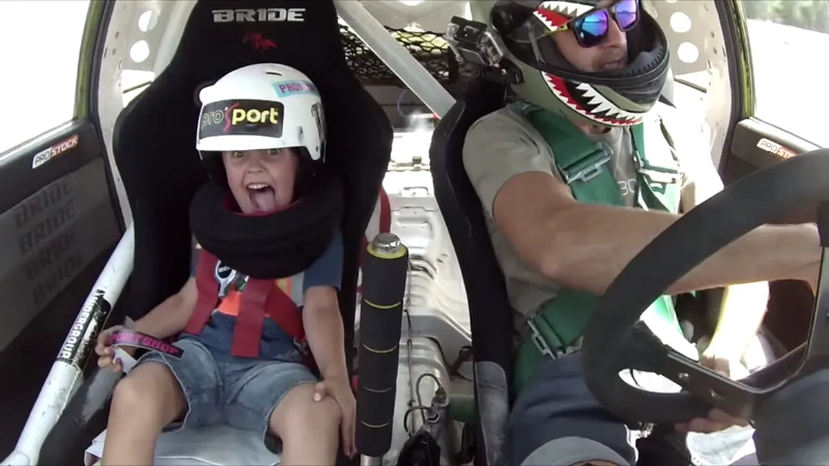 Cel mai bun tată din lume? Drift în familie! VIDEO