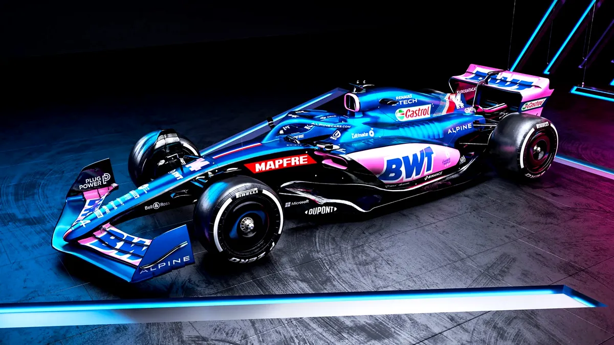 Formula 1: BWT Alpine F1 și-a prezentat noul monopost A522 pentru sezonul 2022