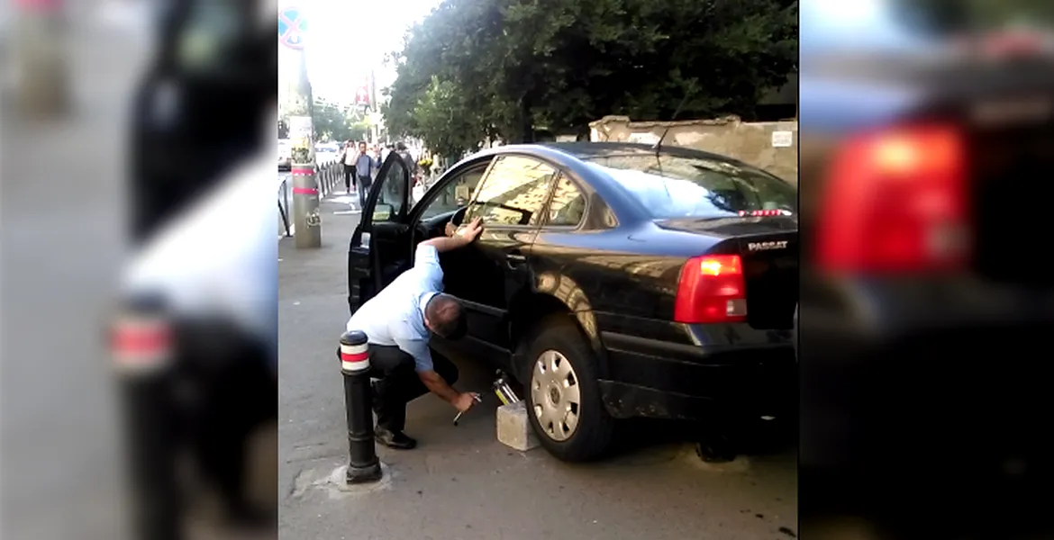 Viaţa îţi mai dă câte una după ceafă când faci pe şmecherul printre pietoni