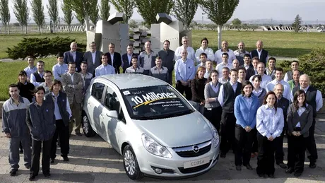 Opel – 10 milioane de unităţi fabricate în Spania