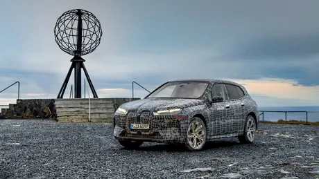 BMW iX a intrat în etapa de teste la temperaturi exterioare extrem de scăzute - FOTO