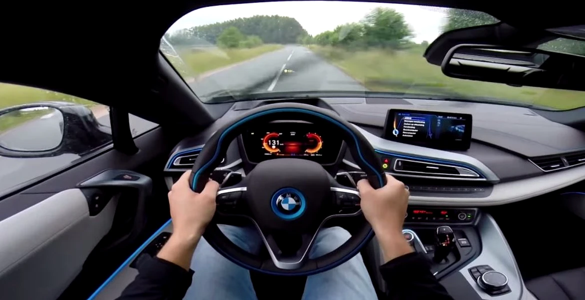BMW i8: acceleraţie 0-254 km/h. VIDEO