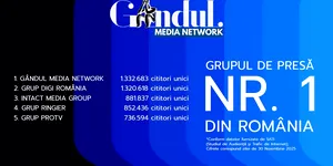 Gândul Media Network, nr. 1 în clasamentul grupurilor de presă, la nivel national