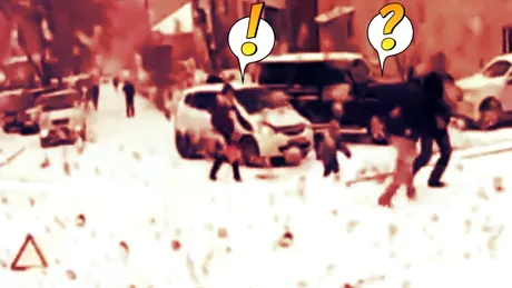 VIDEO: Ce păţeşti când pierzi controlul maşinii pe zăpadă