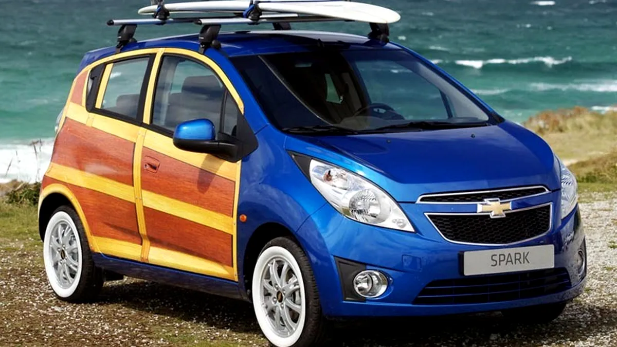 Ediţie specială pentru UK: Chevrolet Spark Woody Art Car