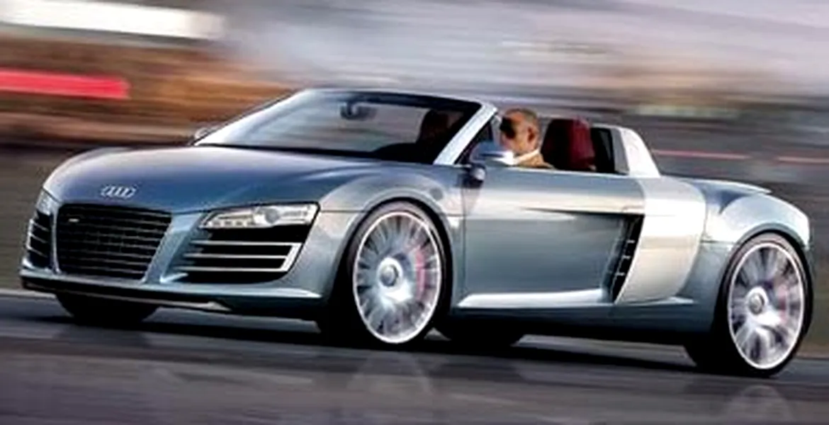 Audi R8 Spider – schiţe