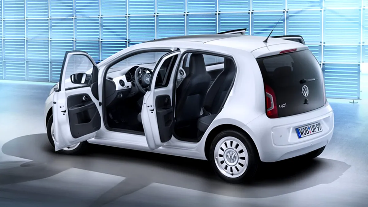 Volkswagen Up! – primele imagini cu versiunea în cinci portiere