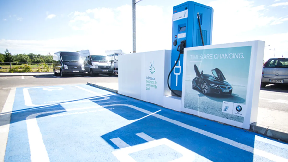 BMW a lansat cea mai puternică staţie de încărcare pentru maşini electrice din Bucureşti