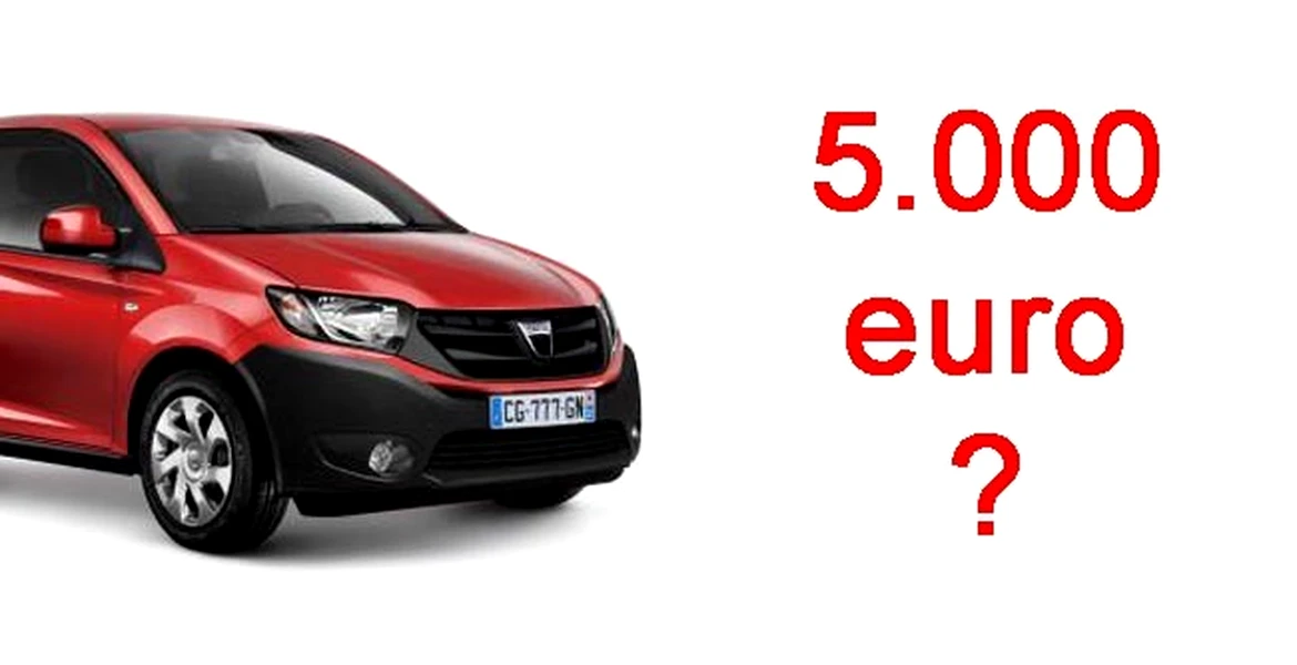 2015 e anul în care va fi lansată Dacia mini, maşina de oraş de numai 5.000 de euro