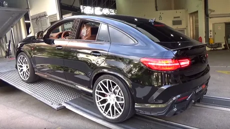 Acum Mercedes GLE Coupe este o rachetă. O „coproducţie” Mercedes - Brabus - VIDEO