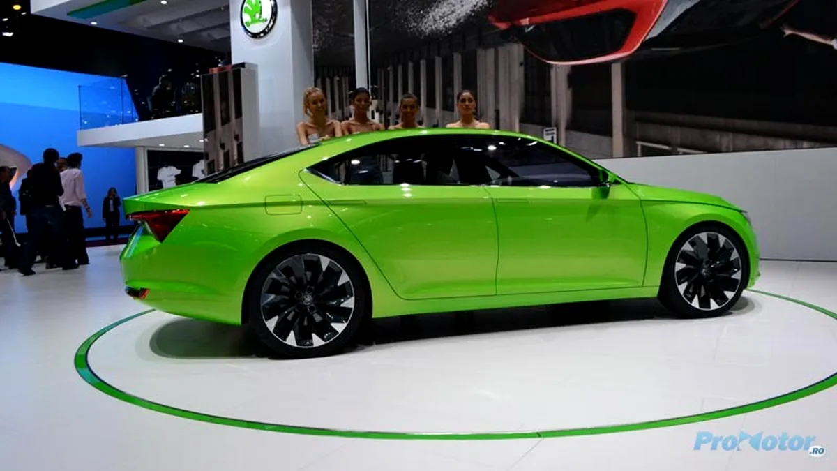 LIVE GENEVA 2014: Skoda Vision C, sau cum ar arăta o Octavia coupe cu patru uşi