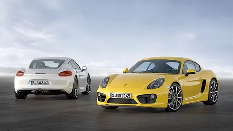 Noul Porsche Cayman e mai puternic şi mai uşor