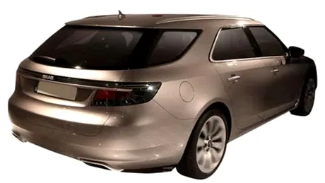 Spionat: viitorul break Saab 9-5 Sport Combi
