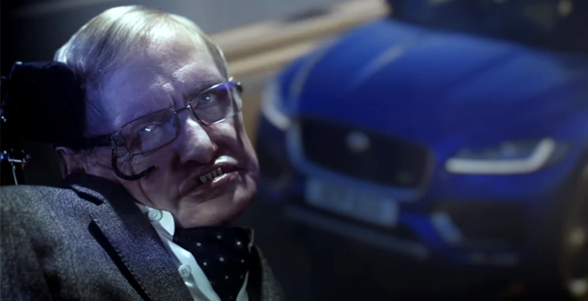 Stephen Hawking este personajul negativ în cea mai nouă reclamă Jaguar – VIDEO