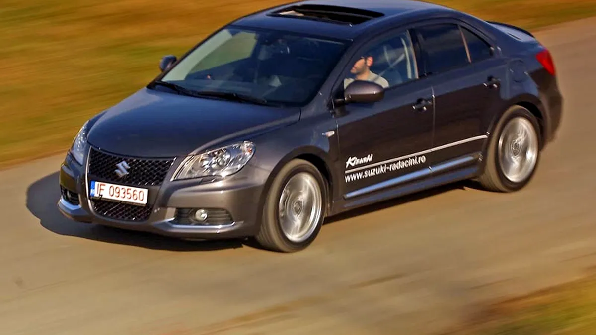 Test cu versiunea de top Suzuki Kizashi 2.4 CVT 4x4 Sport